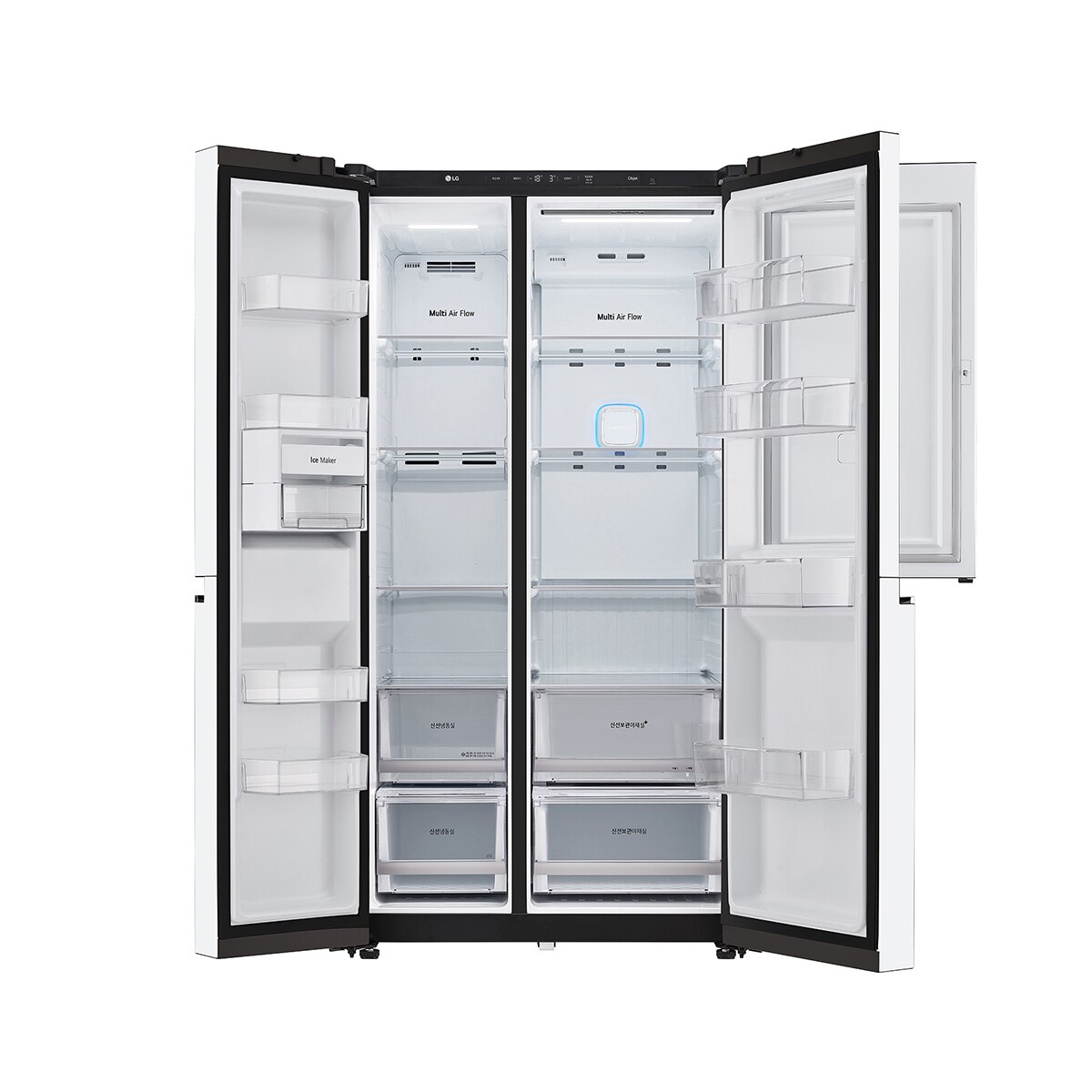 엘지 오브제 AI 매직스페이스 양문형 832L,화이트