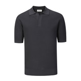 브렌우드 남성 오픈 카라 니트 폴로