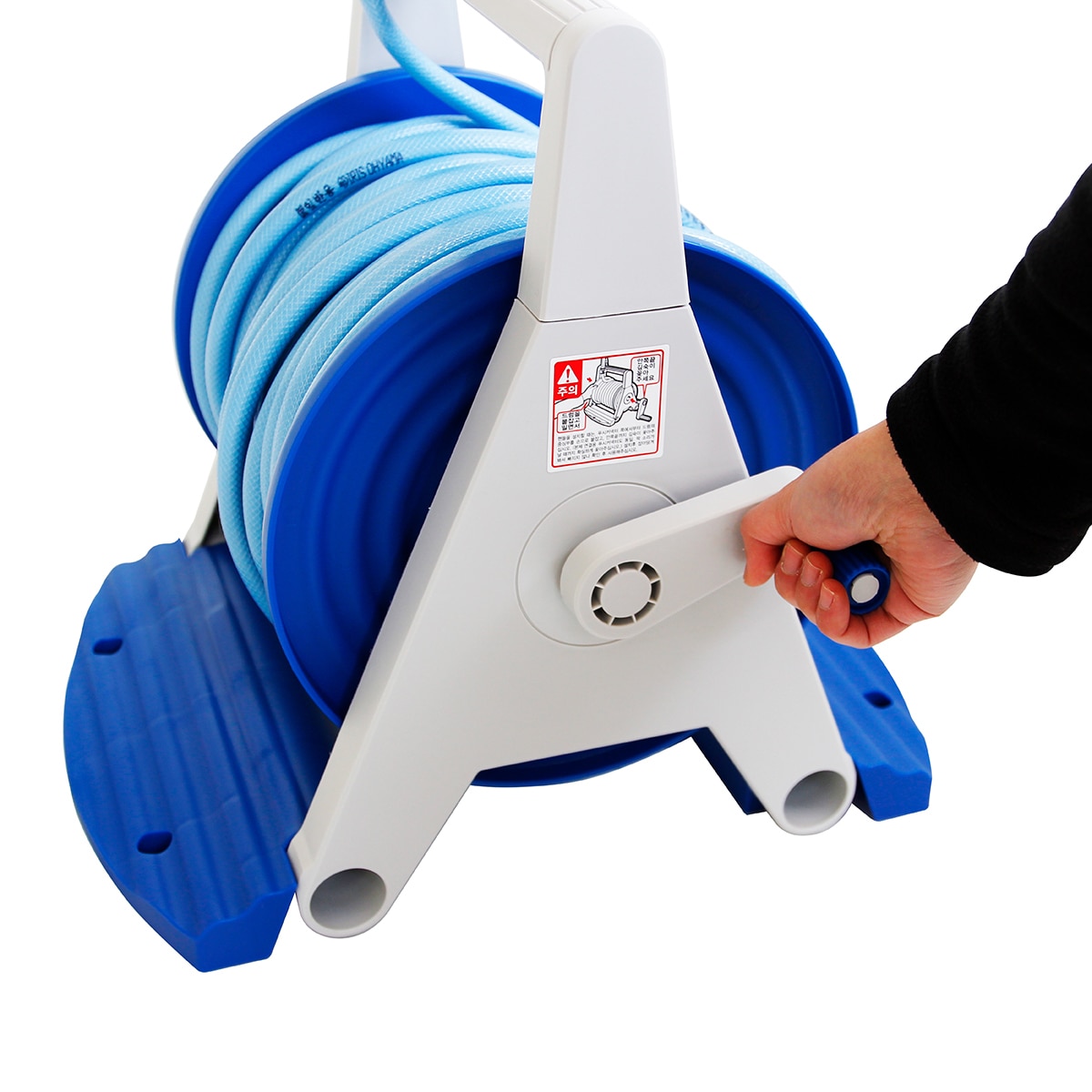 아이리스 스탠드형 호스릴 50m - 화이트 아이리스 스탠드형 호스릴 50m - 화이트