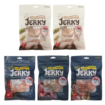 존스팜스 애견용 져키 5종 80g x 10 존스팜스 애견용 져키 5종 80g x 10