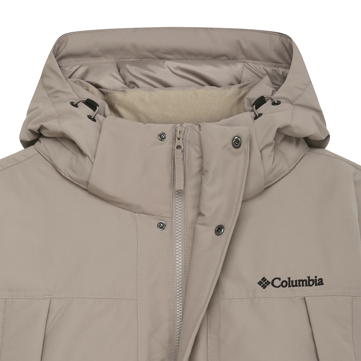 컬럼비아 남성 헤비 다운 재킷 - 베이지