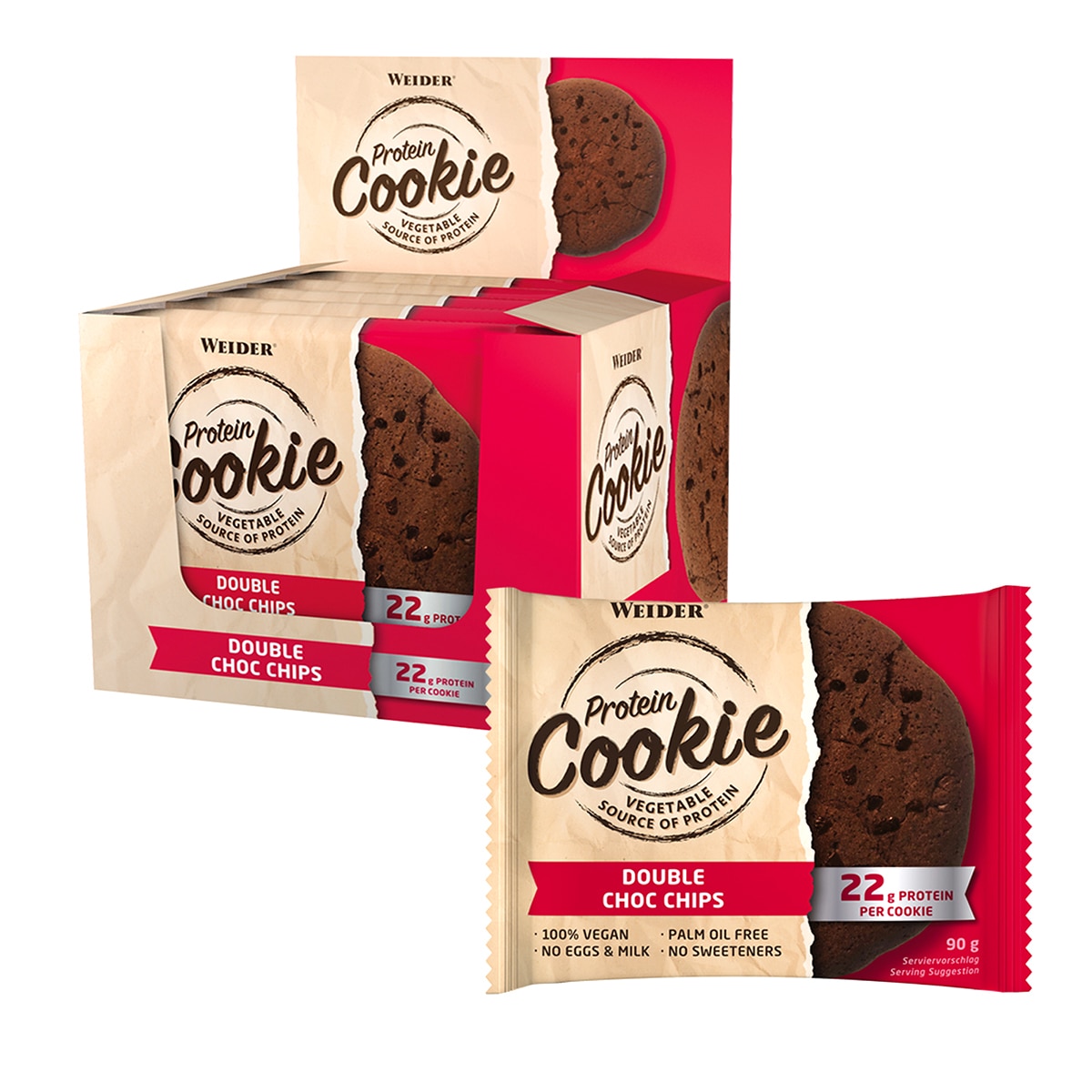 Weider Protein Cookies 90g x 12