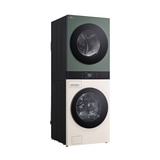 엘지 오브제 AI 워시타워 세탁 23kg&건조 23kg 베이지 그린