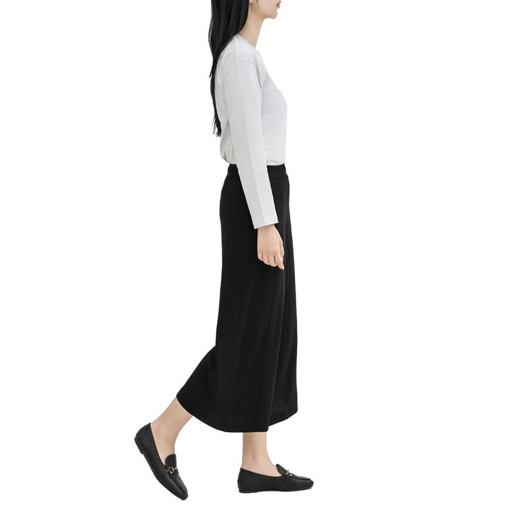 보니스팍스 여성 소프트 밴딩 팬츠 - 블랙