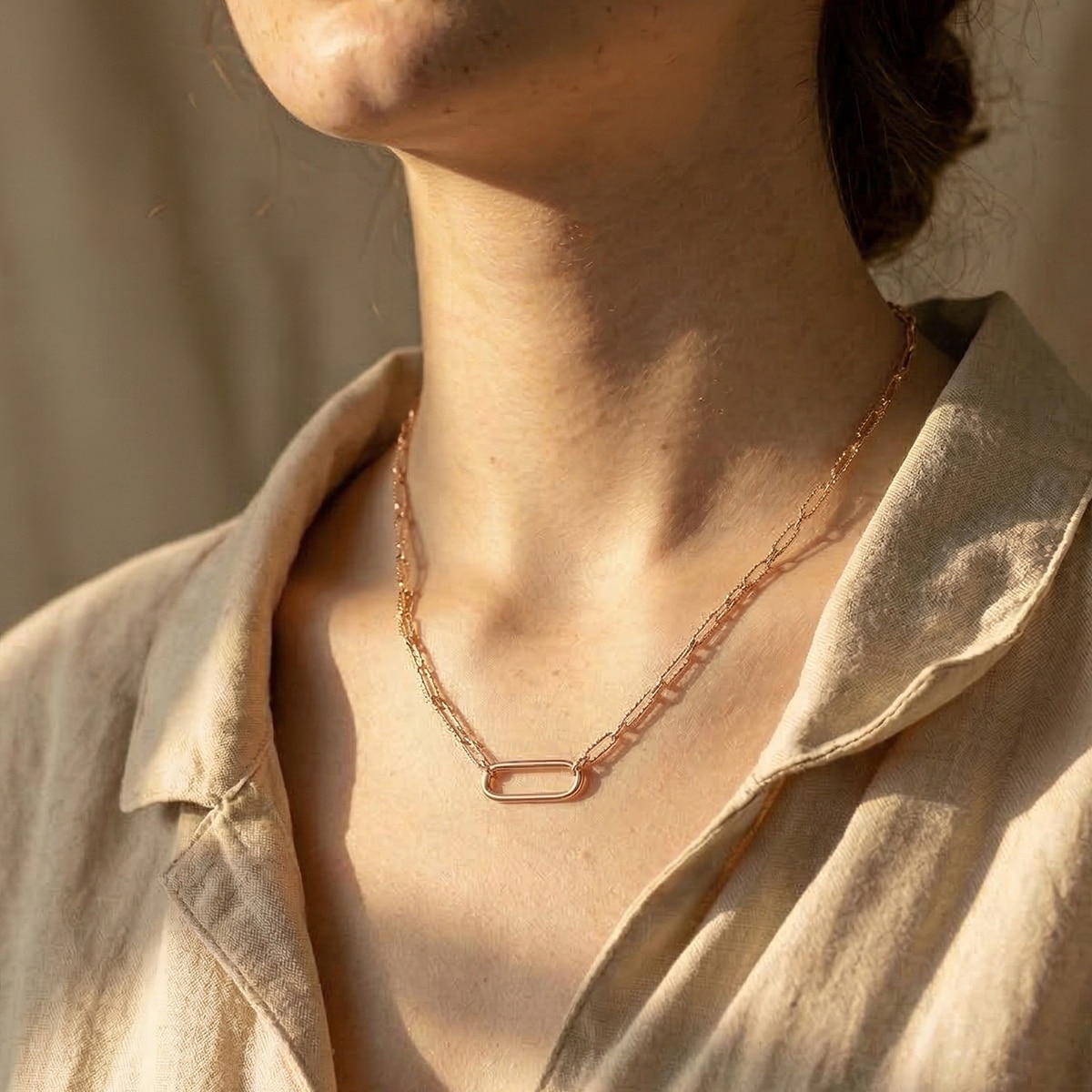 클라베드제이 14K 골드 목걸이 라이라