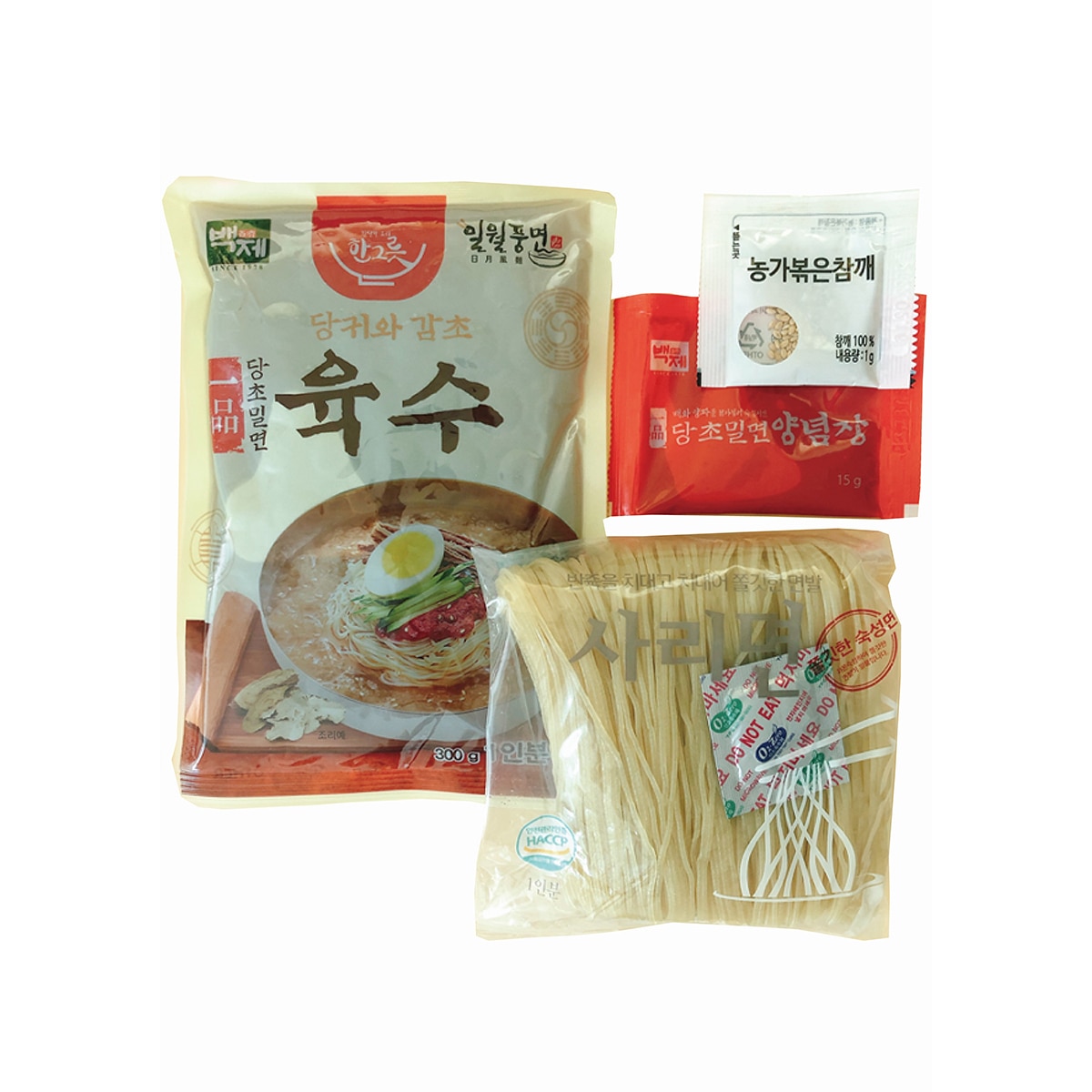 백제 당초밀면 496g x 6