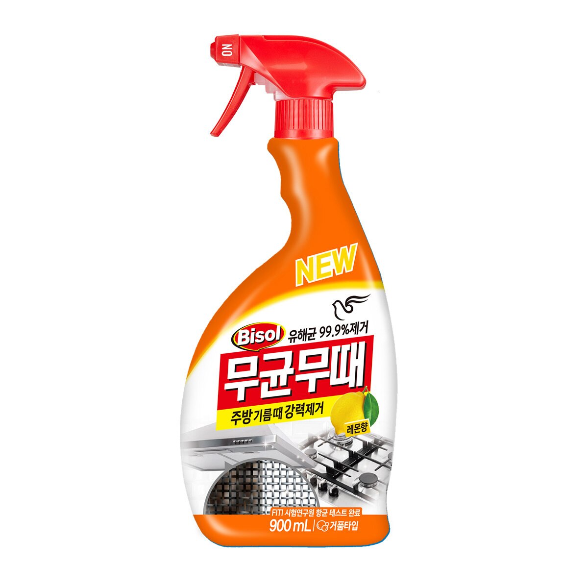 피죤 무균무때 세정제 900ml x 4pk - 욕실용 & 주방용
