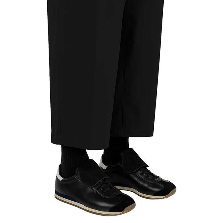 케네스콜 여성 나일론 밴딩 팬츠 - 블랙