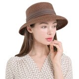 안드레아바나 여성 보우 햇 - 브라운