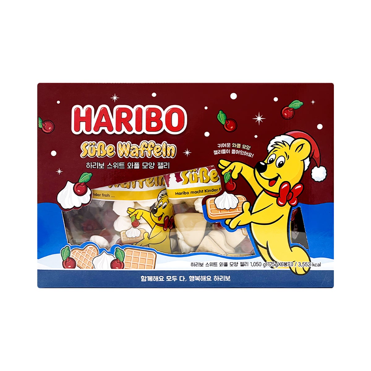 하리보 스위트 와플 모양 젤리 1,050g