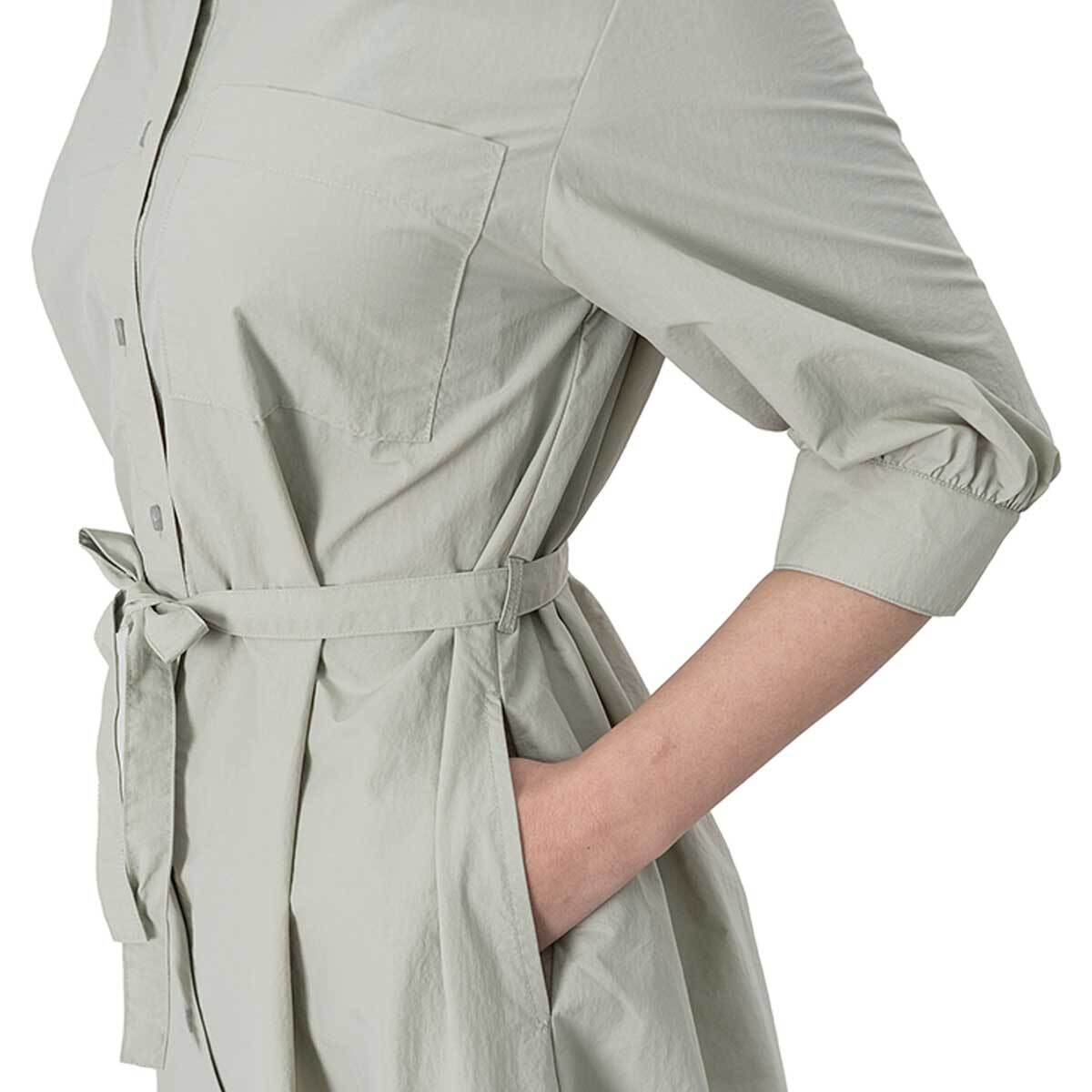 비지트 인 뉴욕 여성 버튼 원피스 - 민트