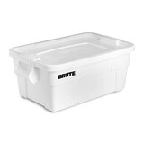 러버메이드 브루트 토트 박스 + 뚜껑 53L x 2개 - 화이트