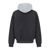 게스 남성 후디 보머 자켓 - 차콜그레이