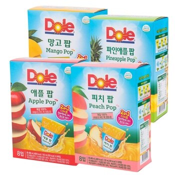 DOLE 후룻팝 62ml x 8 x 8 박스 DOLE 후룻팝 62ml x 8 x 8 박스