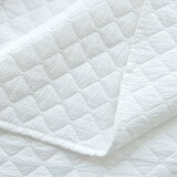 플로티나 고주파 누빔 피그먼트 시어서커 이불 - 퀸, 화이트