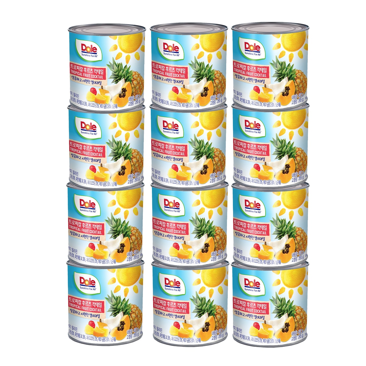 Dole 트로피칼 후르츠칵테일 432g x 12