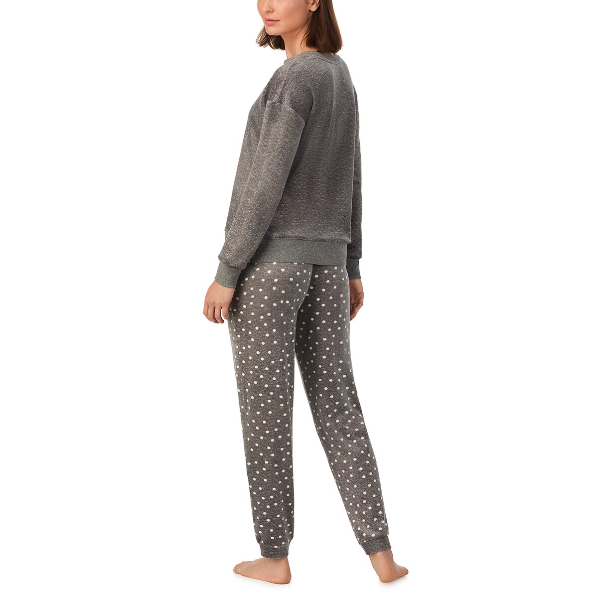 노티카 여성 실키 플리스 파자마 세트 - 그레이