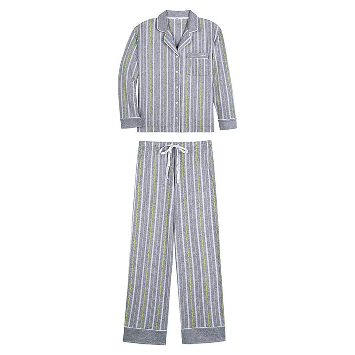 DKNY 여성 소프트 코지 파자마 세트 - 그레이