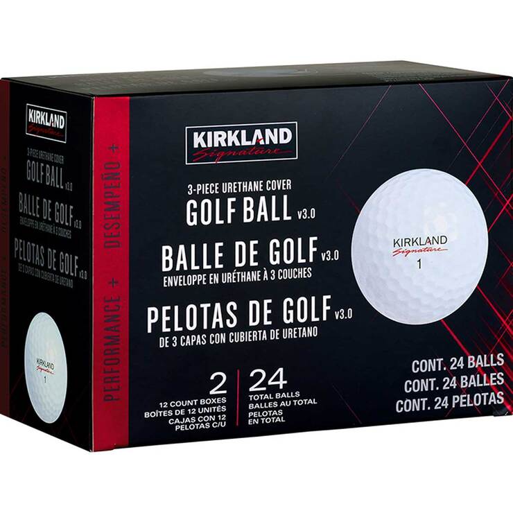 Kirkland Signature 3-piece Golf Ball 24ea 1819440