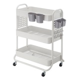 Edifice 다용도 3단 롤링 카트