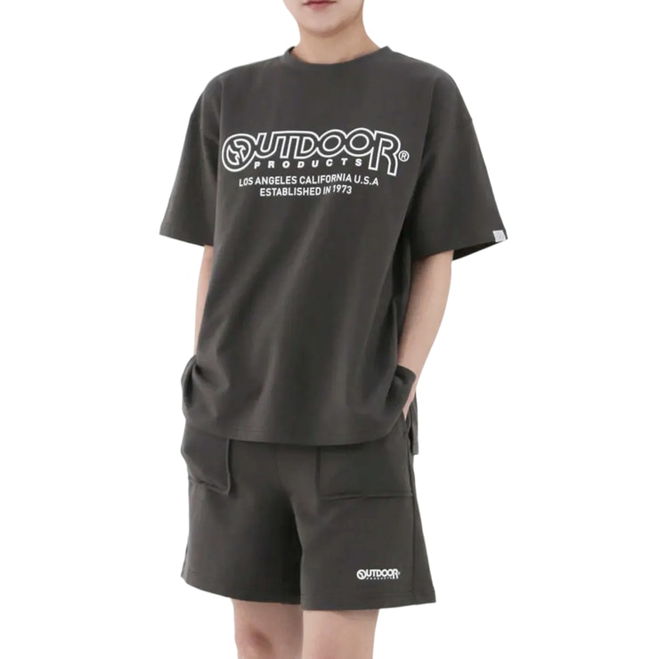 아웃도어프로덕츠 여성 라운지 상하의 세트 - 차콜