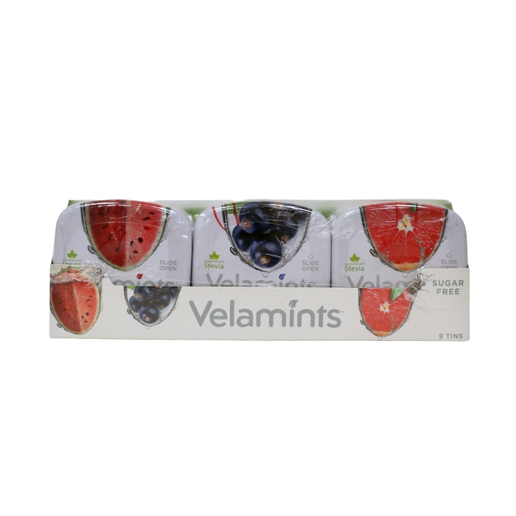 Velamints Fruit Mints Assortment 180g / 20g x 9 695079