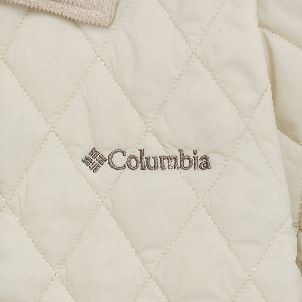 컬럼비아 여성 퀼팅 재킷 - 아이보리, XL