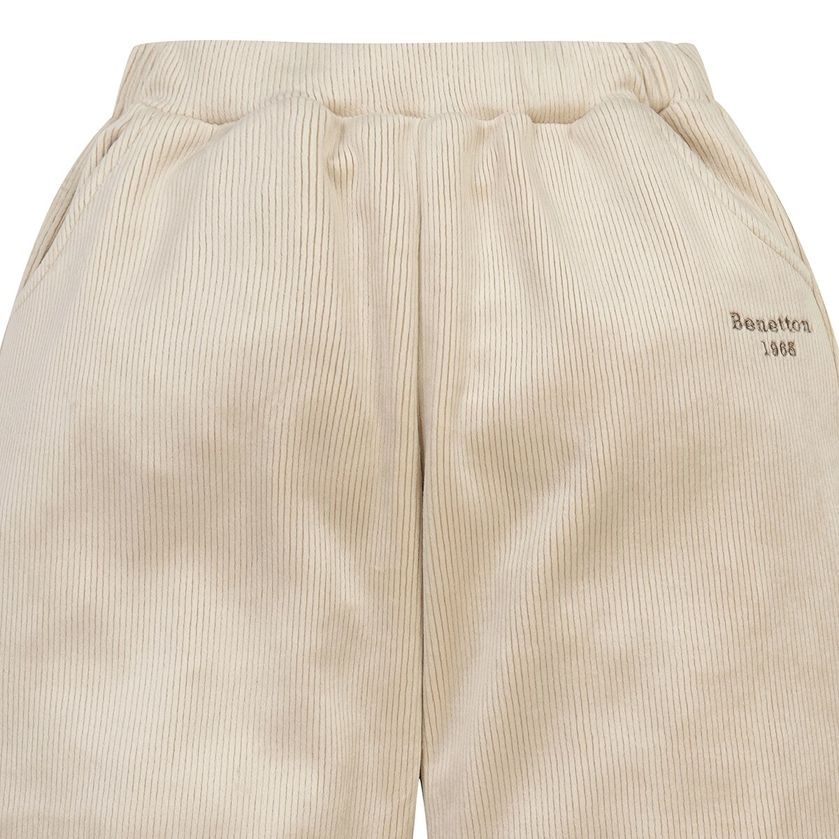 베네통 키즈 벨루아 팬츠 - 베이지, 150
