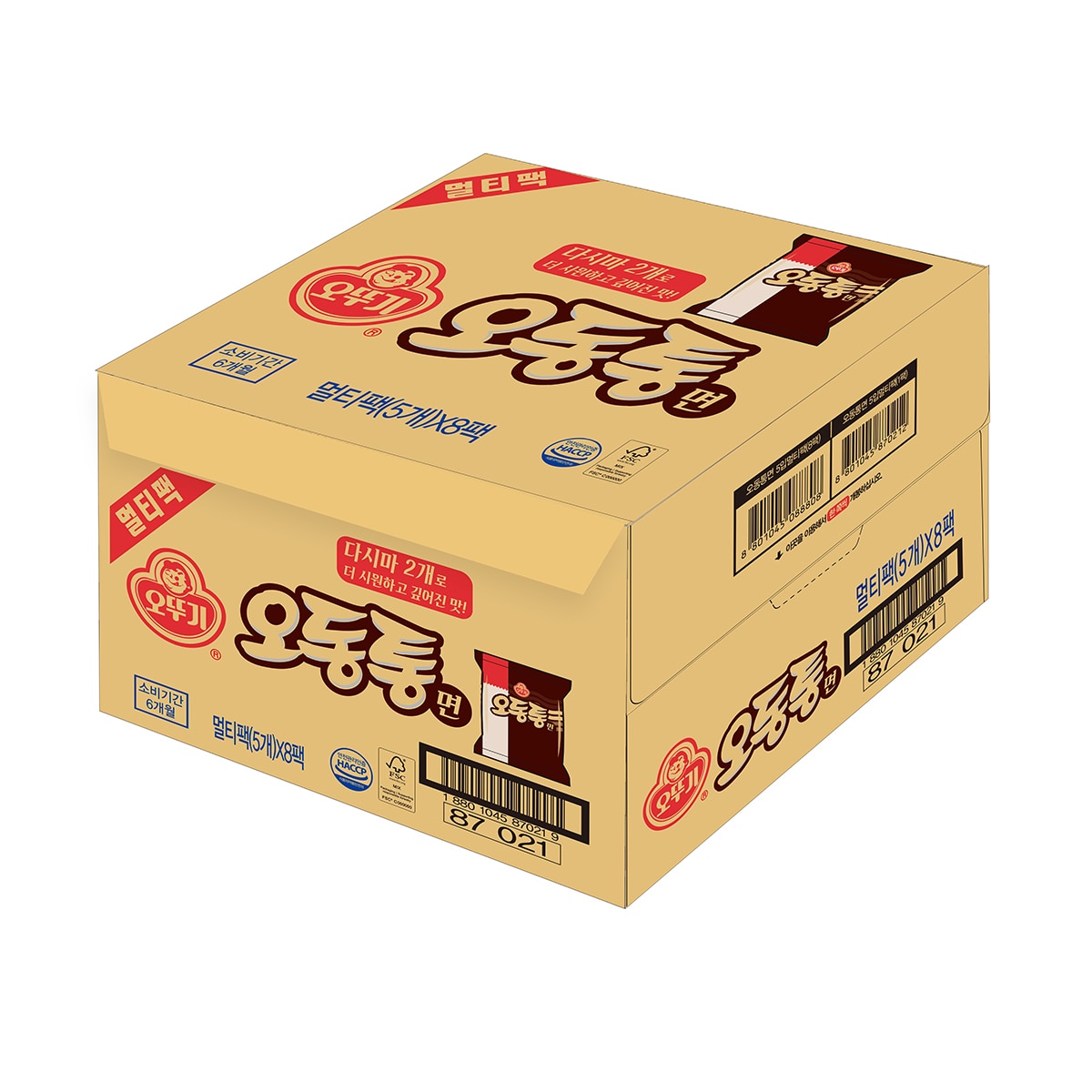 오뚜기 오동통면 120g x 40
