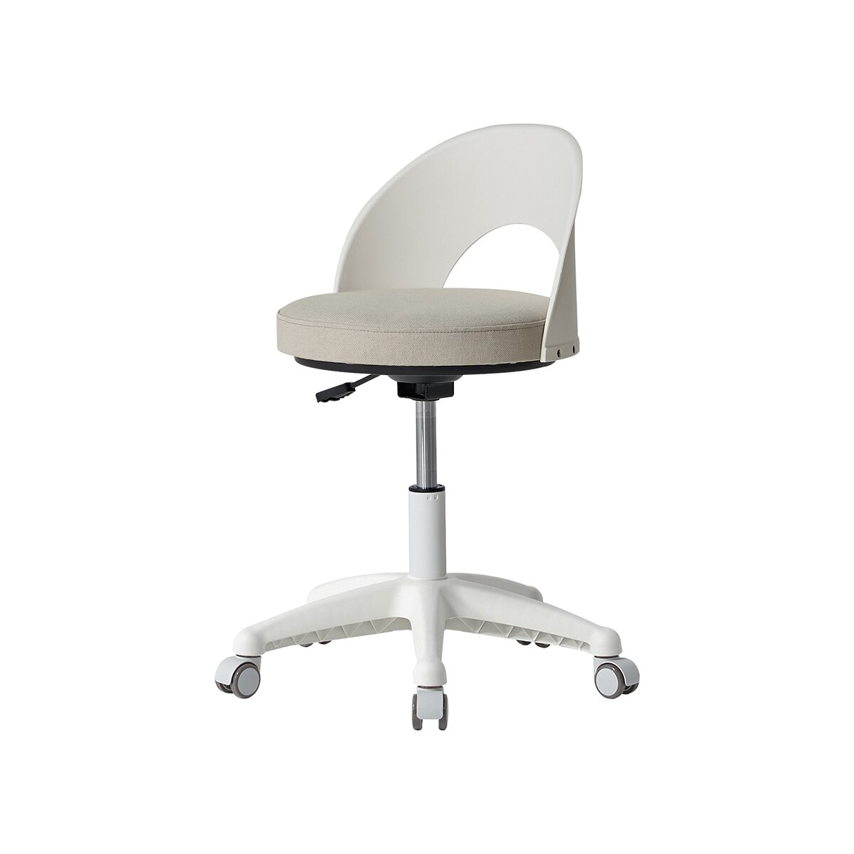 에르먼 루메 스툴 의자 - 웜아이보리