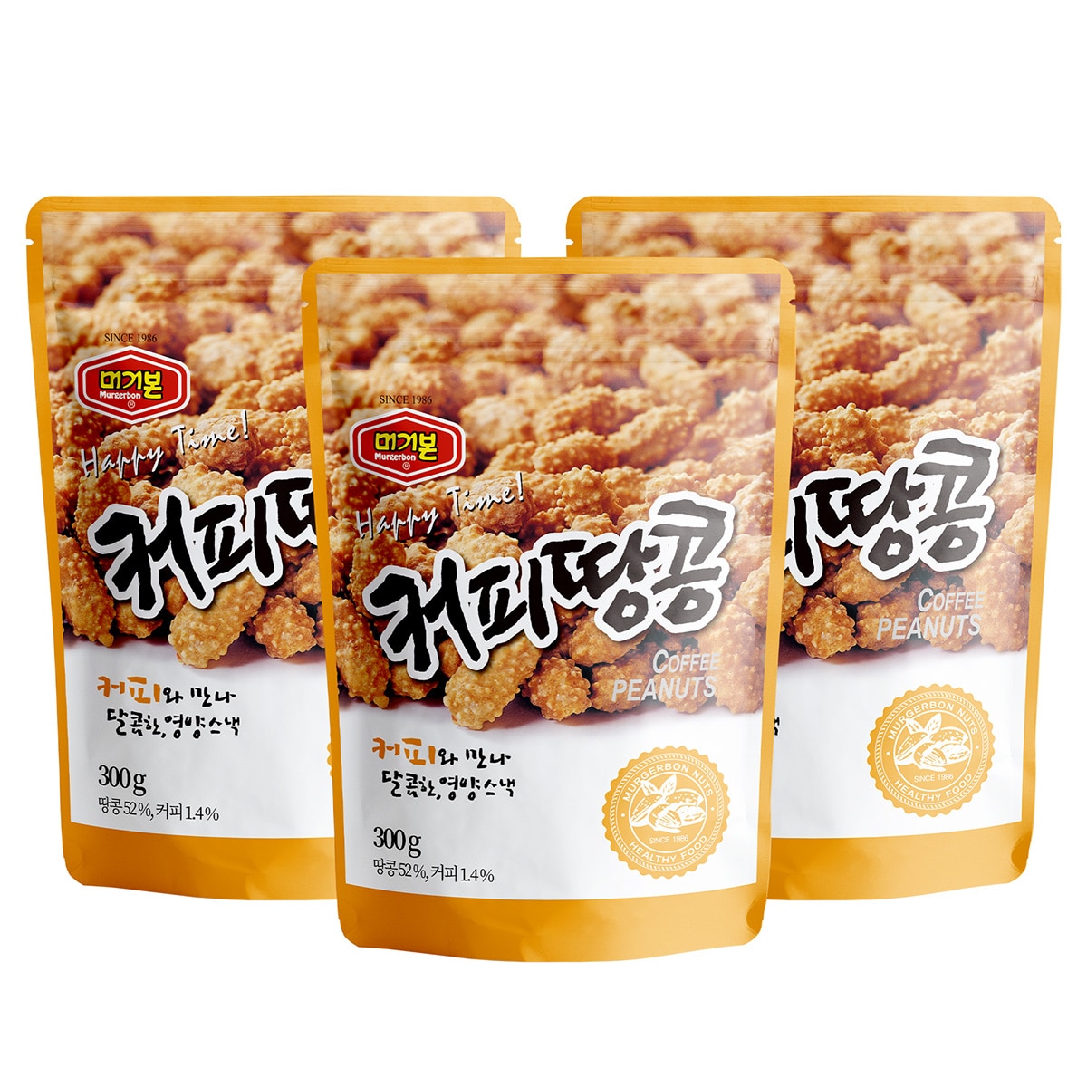 머거본 꿀땅콩 300g x 5봉 / 커피땅콩 300g x 5봉