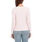 할스톤 여성 케이블 스웨터 - 핑크, S