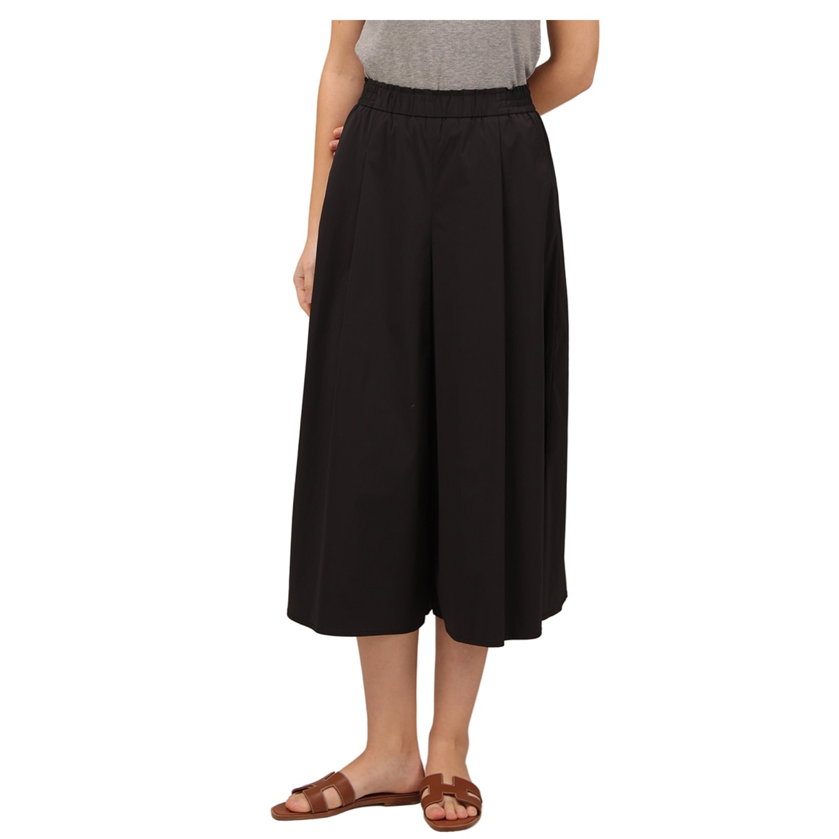 솔레지아 여성 플레어 팬츠 - 블랙, M