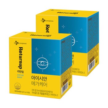 CJ 리턴업 아이시안 메가케어 600mg x 60캡슐 x 2박스 CJ 리턴업 아이시안 메가케어 600mg x 60캡슐 x 2박스