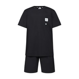 휠라 키즈 상하의 2PC 세트 - 블랙/블랙 휠라 키즈 상하의 2PC 세트 - 블랙/블랙