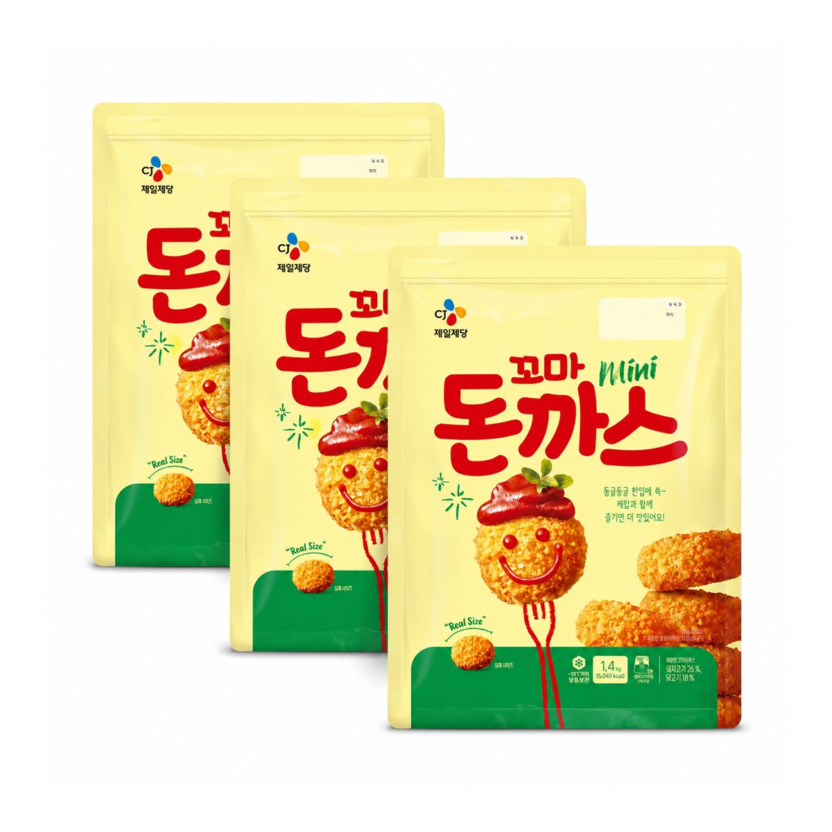 CJ 꼬마돈까스 1.4Kg x 3 CJ 꼬마돈까스 1.4Kg x 3