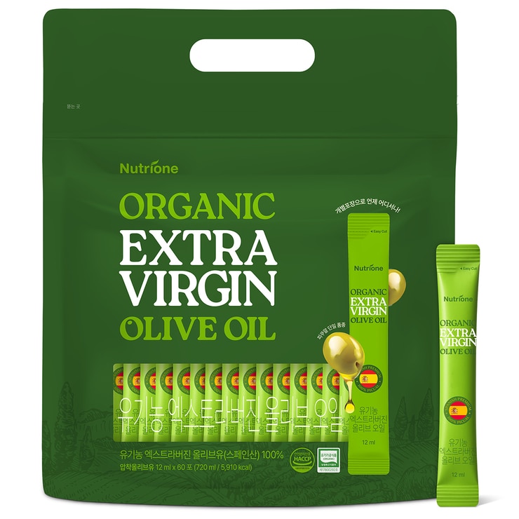 Nutrione Organic Extra Virgin Olive Oil 12ml x 60 687042