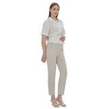 SOUP 여성 슬림핏 팬츠 - 라이트 베이지, L