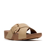 핏플랍 여성용 루루 레진버클크로스 슬라이드 - 카푸치노, UK4(230mm~235mm)