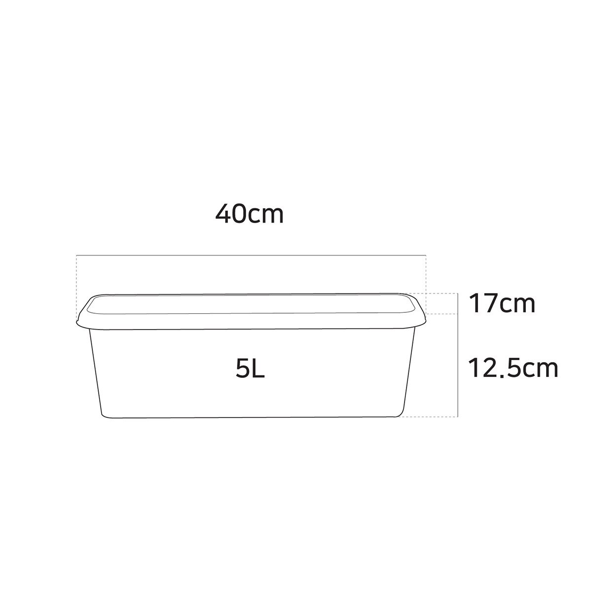 테라스 직사각 화분 40cm 2세트, 모카