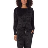 DKNY 여성 플러시 라운지 상하의 세트 - 블랙 DKNY 여성 플러시 라운지 상하의 세트 - 블랙