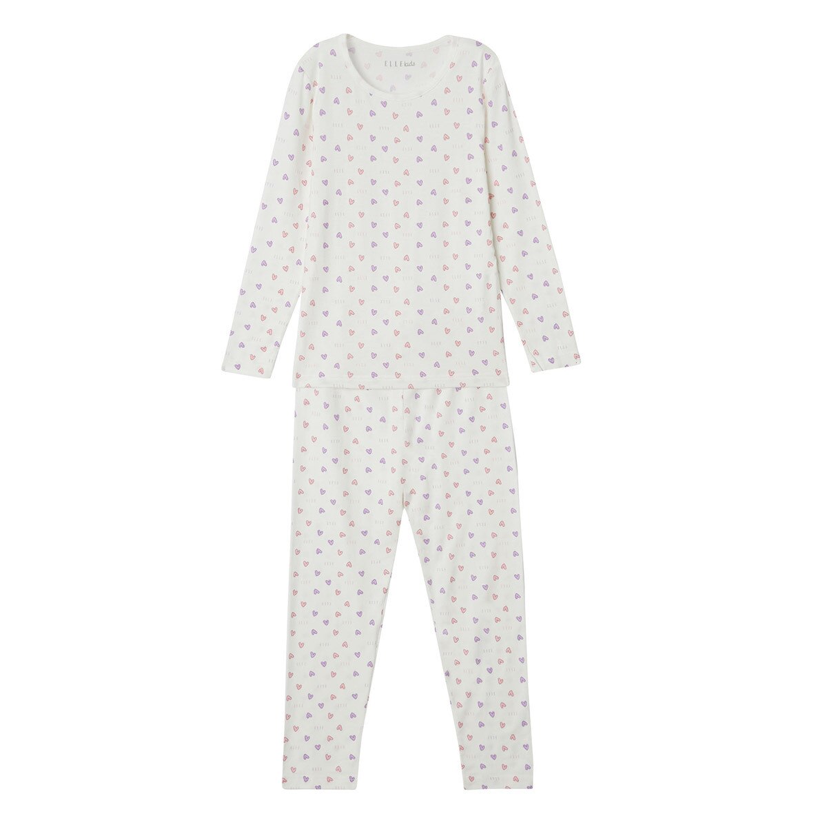 엘르 아동 내의 상하의 세트 24여아화이트, 65 코스트코 코리아