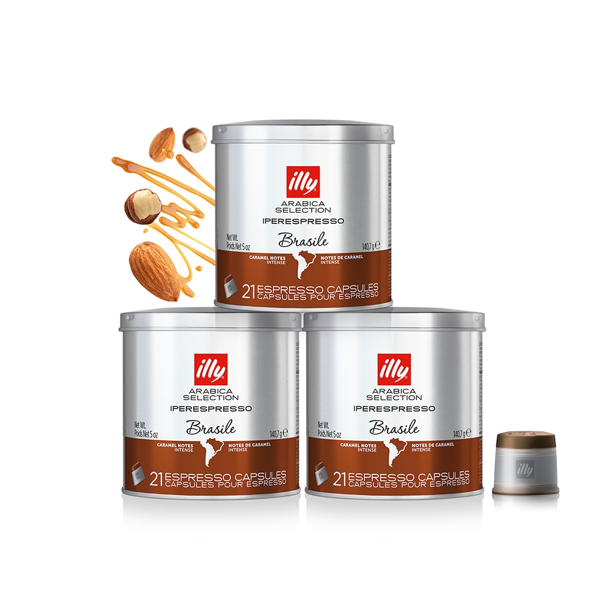 일리 캡슐커피 63 개입 - 브라질 21ea x 3 팩