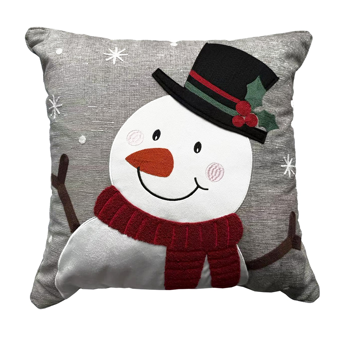 크리스마스 데코 쿠션 1P - 스노우맨