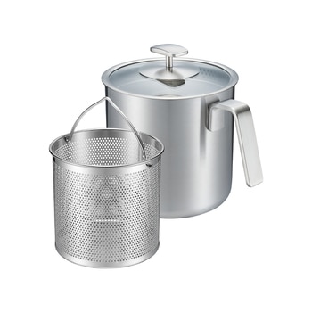 쿡에버 통 3중 멀티 파스타팟 16cm (채망 포함)