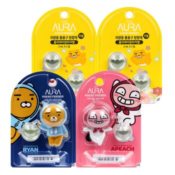 카카오 프렌즈 차량용 방향제 세트 카카오 프렌즈 차량용 방향제 세트