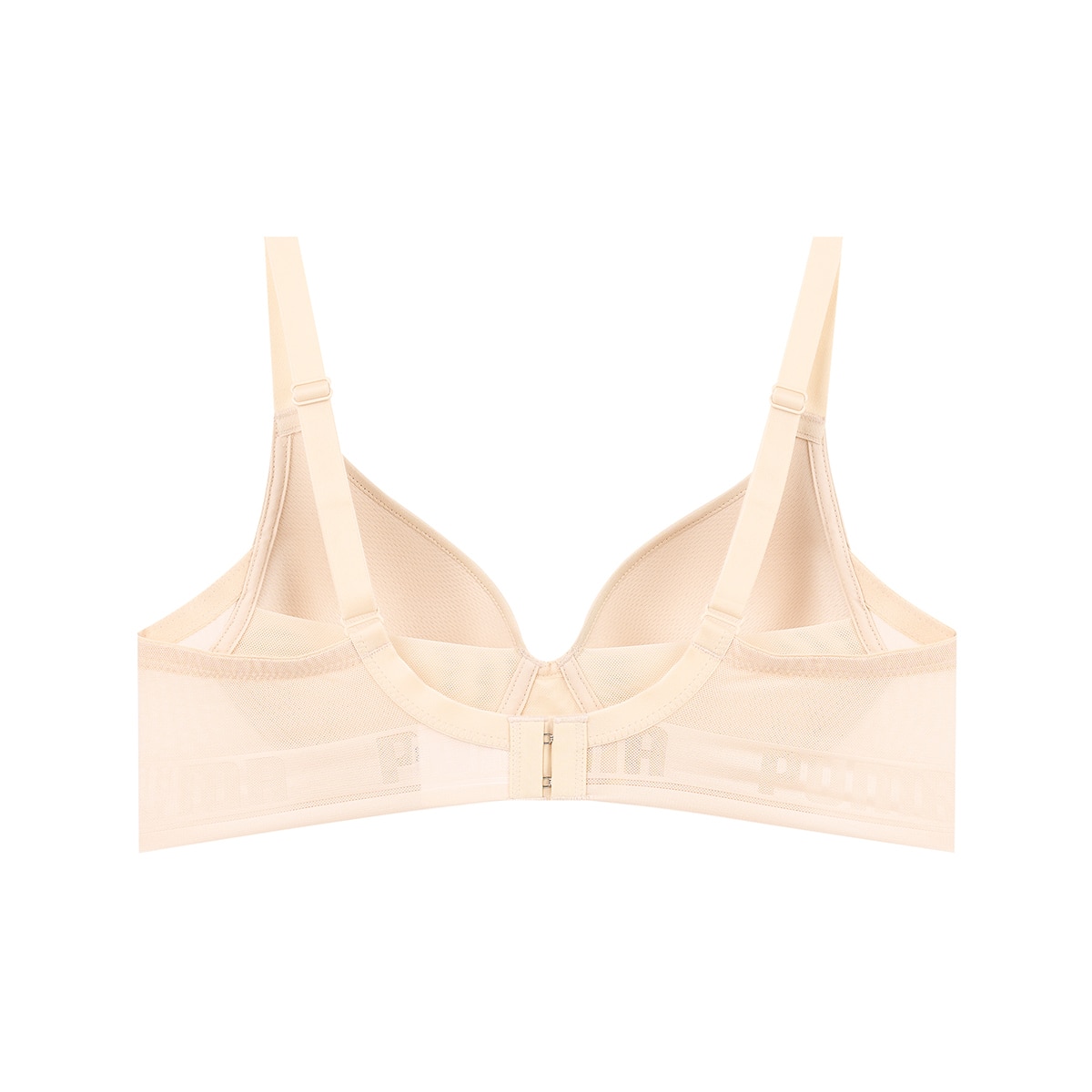 푸마 여성 로고 헴 브라 2매 - 라이트핑크/베이지, 75A