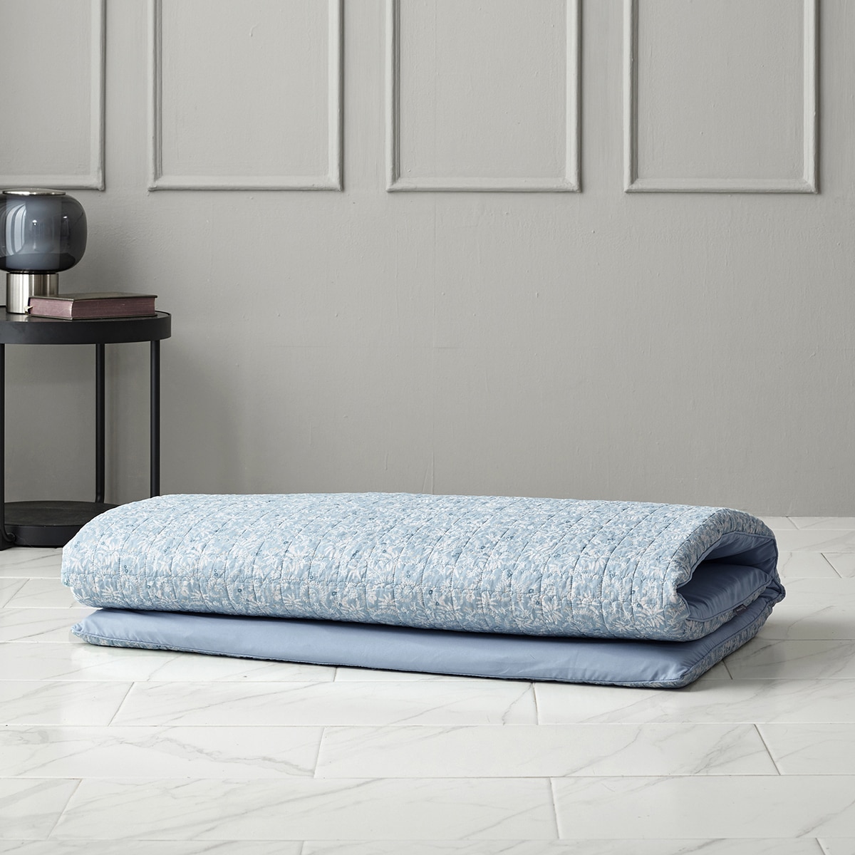 에이프릴앳홈 AMB 목화솜 워싱면요 - 싱글, 디프(블루)