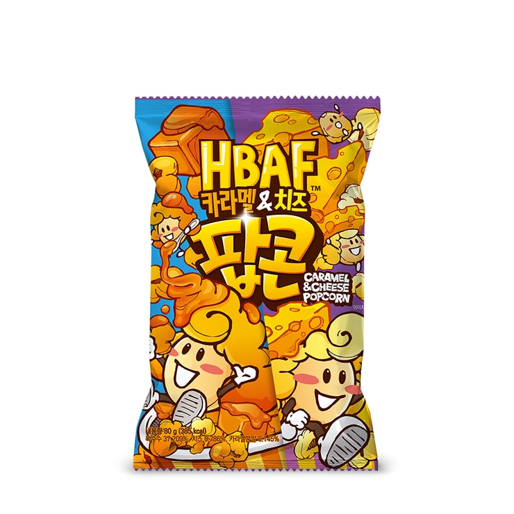 HBAF 팝콘 4종 세트 1,280g - 선택 1. 허니버터, 소금우유, 카라멜&치즈, 군옥수수 팝콘