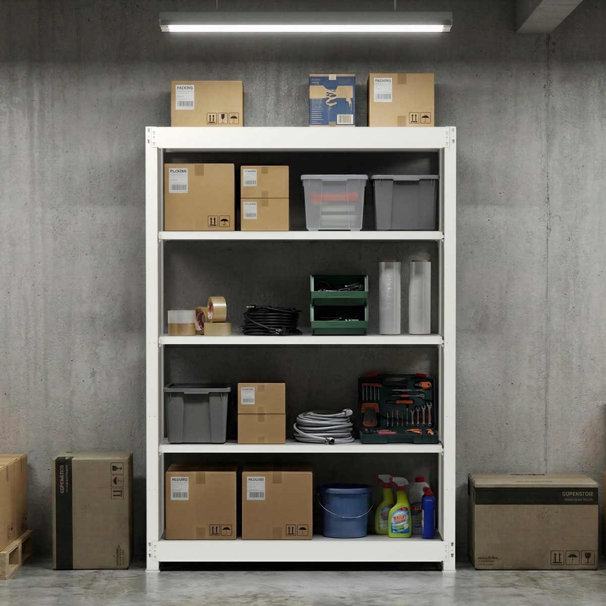 스피드랙 Max 200 경량랙 120 x 45 x 180cm (독립형)